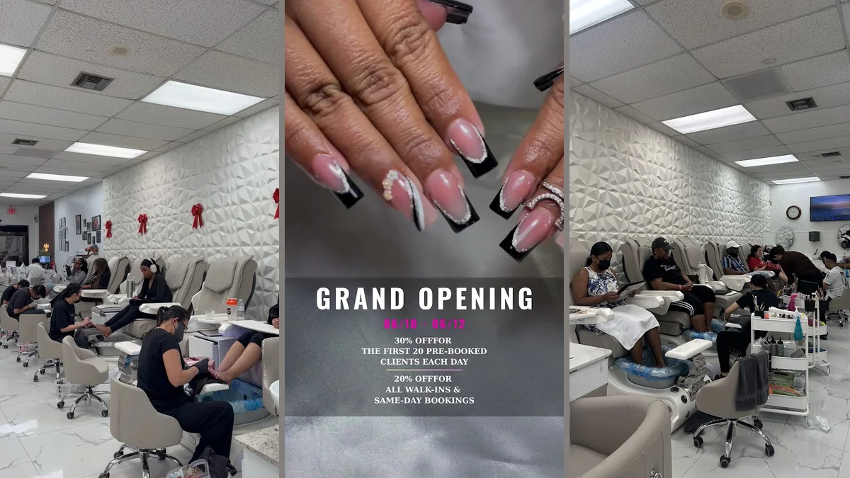 Pedicure chairs in a clean salon